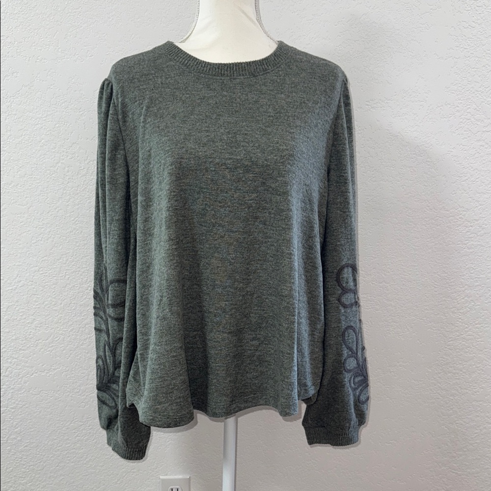NWT!! DEMOCRACY Green Women's Sweater Size XL